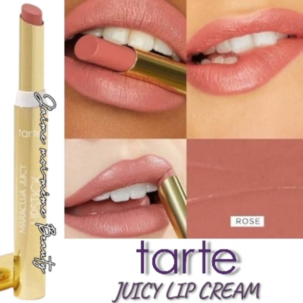 Tarte ROSE Maracuja Juicy Lip Cream Lipstick - Soft Nude Pink